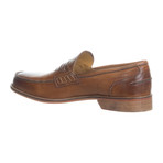 Aged Leather Penny Loafer // Tan (Euro: 39)