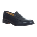 Aged Leather Penny Loafer // Black (Euro: 40)