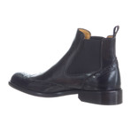 Leather Wingtip Chelsea Boot // Espresso (Euro: 39)