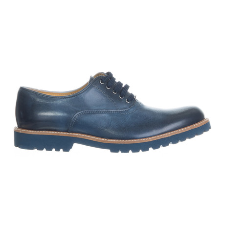 Plain Toe Lug Sole Oxford // Blue (Euro: 39)