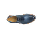 Plain Toe Lug Sole Oxford // Blue (Euro: 43)