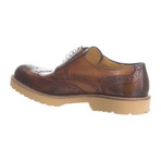 Leather Lug Sole Wingtip Brogue // Tan (Euro: 40)