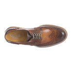 Leather Lug Sole Wingtip Brogue // Tan (Euro: 40)