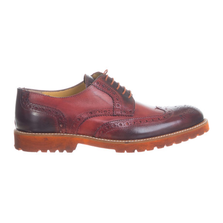 Leather Lug Sole Wingtip Brogue // Aged Chili (Euro: 39)