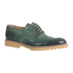 Leather Lug Sole Wingtip Brogue // Sage (Euro: 44)