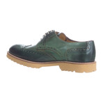 Leather Lug Sole Wingtip Brogue // Sage (Euro: 44)