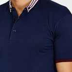 St Lynn // Lou Polo Shirt // Navy (XS)