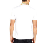 St Lynn // Byron Polo Shirt // White (L)