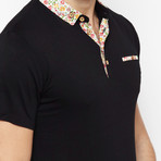 St Lynn // Rufus Polo Shirt // Black (XS)