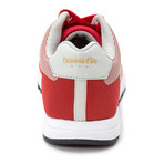 Knit Lace-Up Sneaker // Red + Grey (Euro: 46)