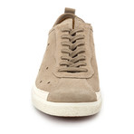 Punched Suede Lace-Up Sneaker // Earth (Euro: 40)