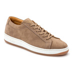 Suede Lace-Up Sneaker // Tan (Euro: 44)