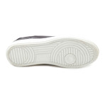 Stitched Leather Lace-Up Sneaker // Navy (Euro: 42)