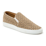 Woven Suede + Elastic Slip-On // Taupe (Euro: 44)