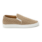 Woven Suede + Elastic Slip-On // Taupe (Euro: 44)