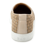 Woven Suede + Elastic Slip-On // Taupe (Euro: 44)