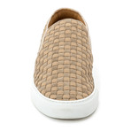 Woven Suede + Elastic Slip-On // Taupe (Euro: 44)
