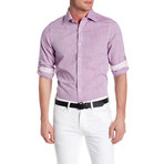 Classic Roll Up Linen Shirt // Lavender (2XL)