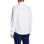 Classic Roll Up Linen Shirt // White (XL)