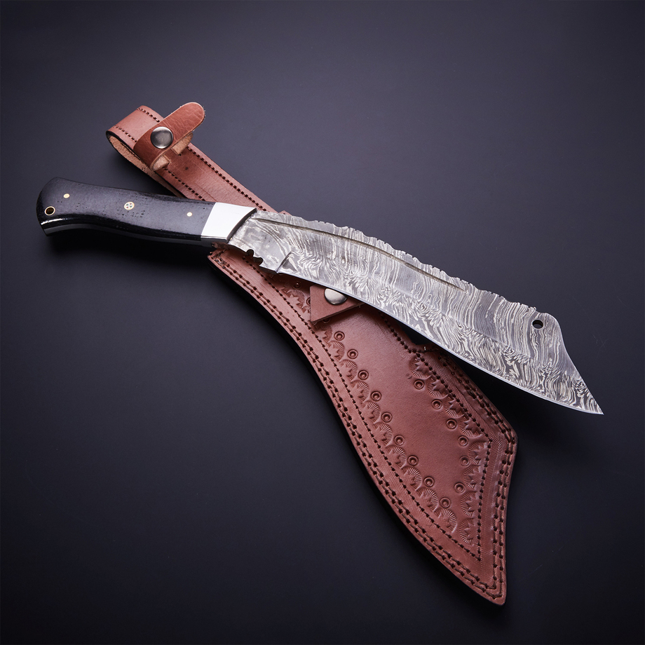 Evermade Traders Damascus Kukri Lightning Knives Touch Of Modern