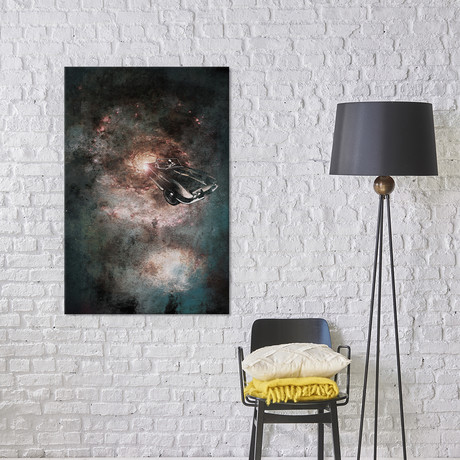 Galaxy Rider // 5By5Collective (18"W x 26"H x 0.75"D)