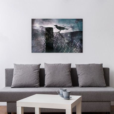 Night Raven // 5By5Collective (26"W x 18"H x 0.75"D)