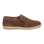 Suede Espadrille Loafer // Brown (Euro: 42)
