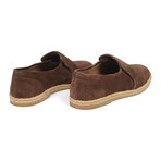 Suede Espadrille Loafer // Brown (Euro: 42)
