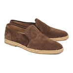 Suede Espadrille Loafer // Brown (Euro: 42)