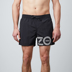 Graphic Logo Swim Short // Black (M)