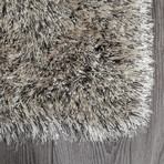 Metro Shag Rug // Charcoal (2'L x 3'W)