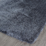 Metro Shag Rug // Blue (2'L x 3'W)