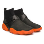 Dub High-Top Shoe // Black + Orange (Euro: 43)