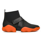 Dub High-Top Shoe // Black + Orange (Euro: 43)