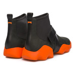 Dub High-Top Shoe // Black + Orange (Euro: 43)