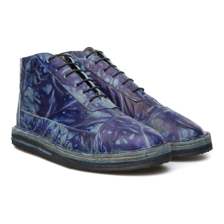 Kyoto High-Top Sneaker // Blue Multi (Euro: 40)