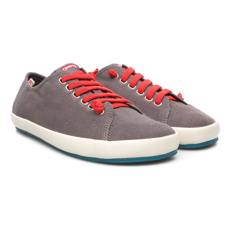 Peu Rambla Vulcanizado Sneaker // Gray + Red (Euro: 39)
