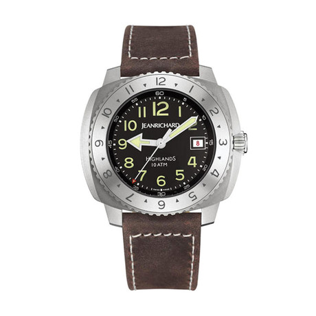 JeanRichard Highlands Ebony Automatic // 60150-11-60A-AEED // New