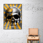 Golden Skull (16"L x 20"H x 1.5"D)