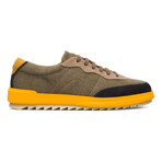 Marges Low-Top Sneaker // Brown + Yellow + Black (Euro: 46)