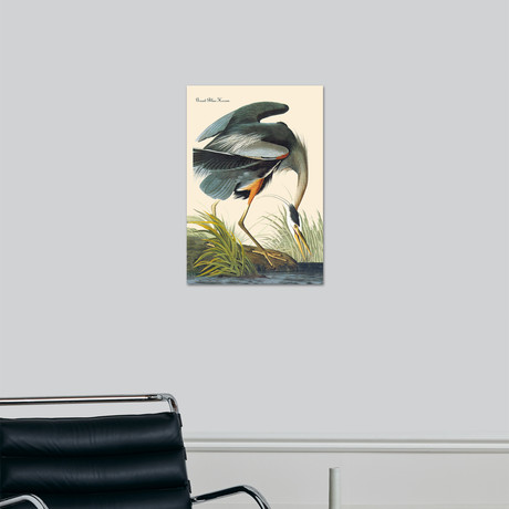 Great Blue Heron (9"W x 12"H x 1.5"D)