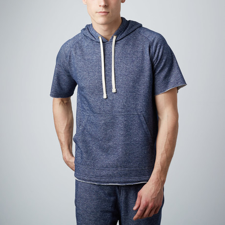 Zander Hood Short-Sleeve // Navy (XS)