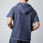 Zander Hood Short-Sleeve // Navy (M)