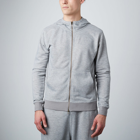 Zander Full-Zip Hoodie // Grey (XS)