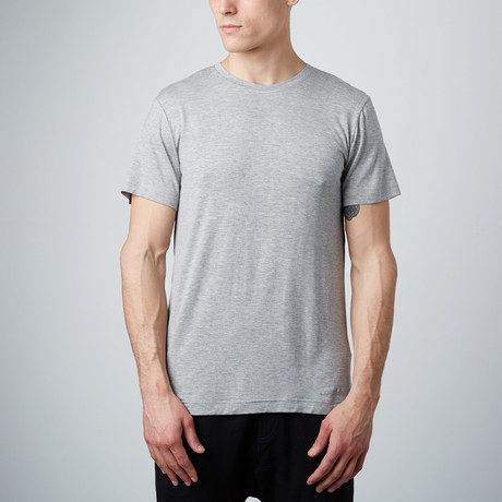 Auxillary Short-Sleeve Tee // Light Heather Grey (XS)