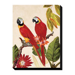 Tropical Red Pair (12"W x 16"H x 1.5"D)