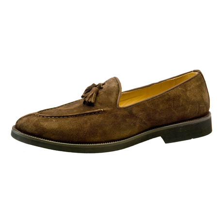 Marcello Suede Loafer // Dark Brown (Euro: 40)