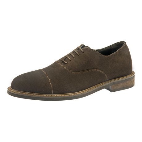 Ludovico Suede Captoe Oxford // Dark Brown (Euro: 40)