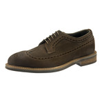 Giorgio Suede Longline Wingtip Derby // Dark Brown (Euro: 40)