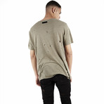 Distressed Tee // Khaki (M)